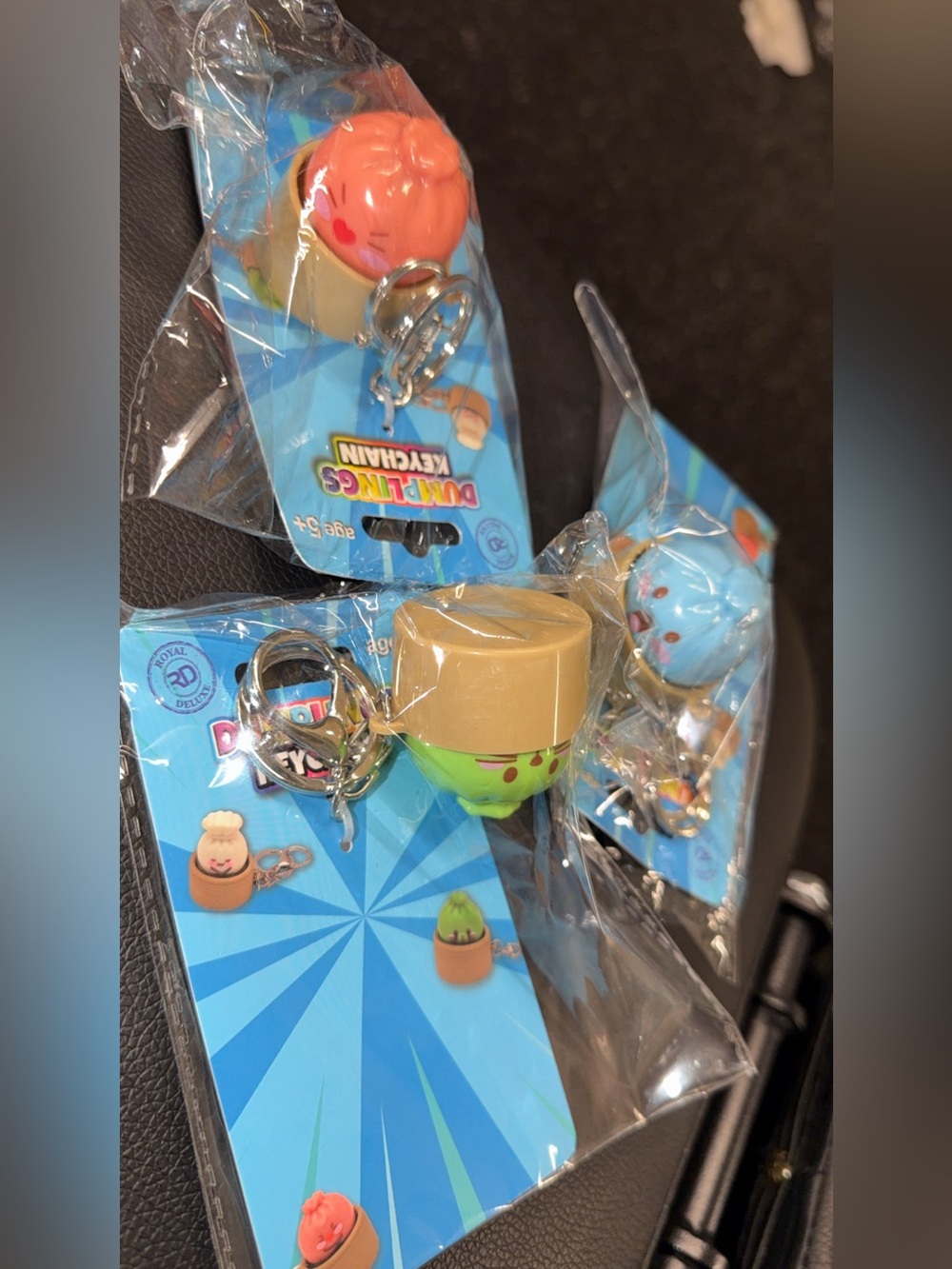 Mini dumpling Keychain Packs x 3 - Picture 2 of 2